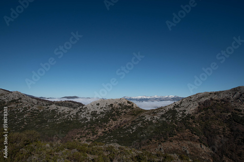 Big blue sky at the top of the mountain © SCTProjects