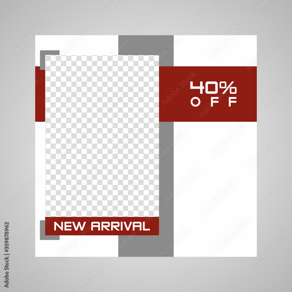 Set of Editable minimal square banner template. Suitable for social media post and web internet ads. Vector illustration with photo college. Set of Editable minimal square banner template. Suitable for social media post and web internet ads. Vector illustration with photo college.