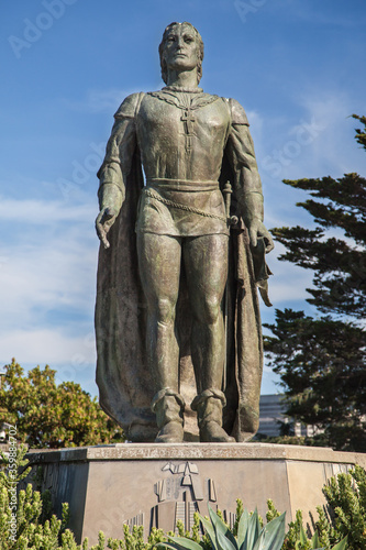 Photography Christopher Columbus Statue in San Francisco