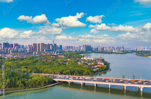 Li Lake bridge  Wuxi  Jiangsu Province  China