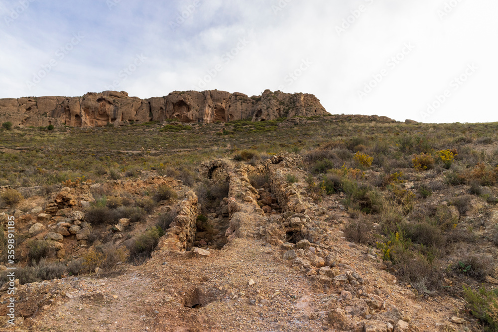 ruins of an old foundry near the town of Berja 

