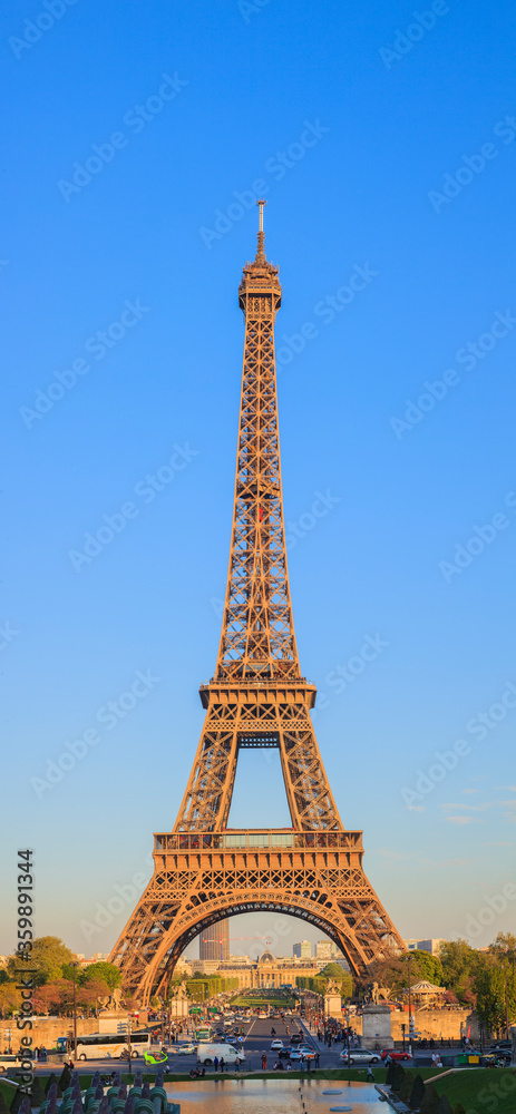 Eiffel Tower in the evening light