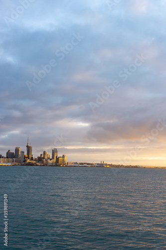 Auckland Harbour Skyline