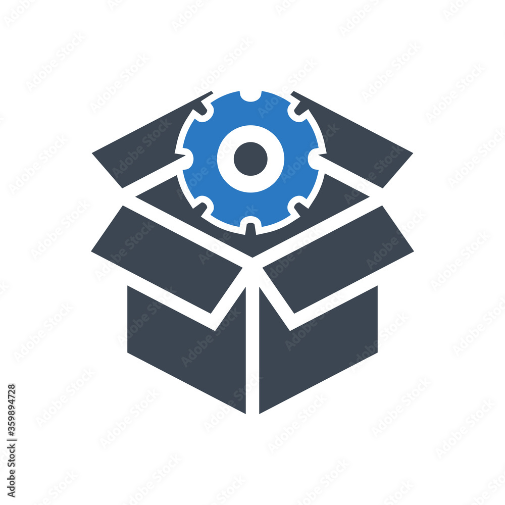 SEO Packages Related Vector Glyph Icon. Isolated on White Background. Vector Illustration.