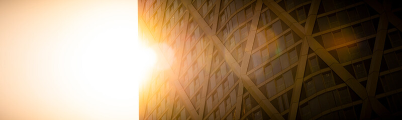 Sunrise in the city