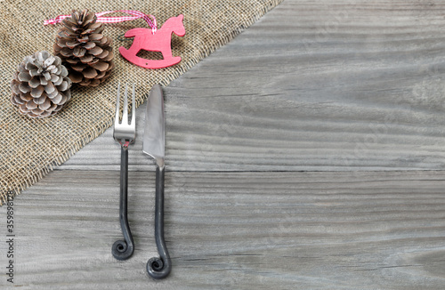 Menu for Christmas dinner