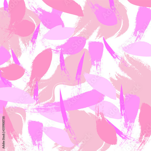 Abstract colorful pink paint brush and strokes, scribble pattern background. colorful pink nice hand drawn for your design. modern beautiful grunge and stripes pattern backdrop © Jara
