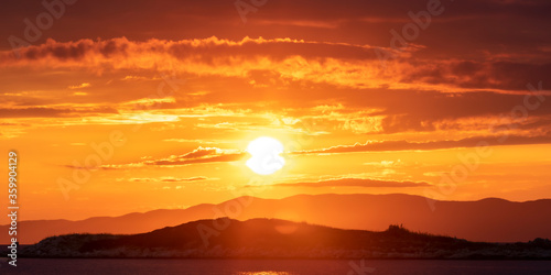 sunset on island mljet, croatia © Lunghammer