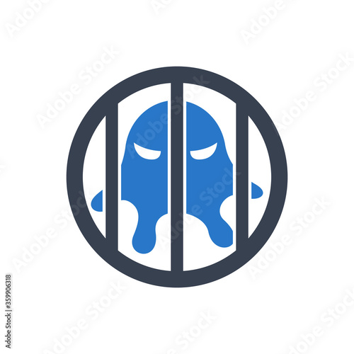 Virus quarantine icon