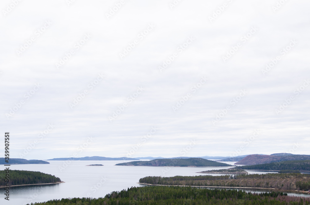 Islands around the High coast of Sweden, Örnsköldsvik. 