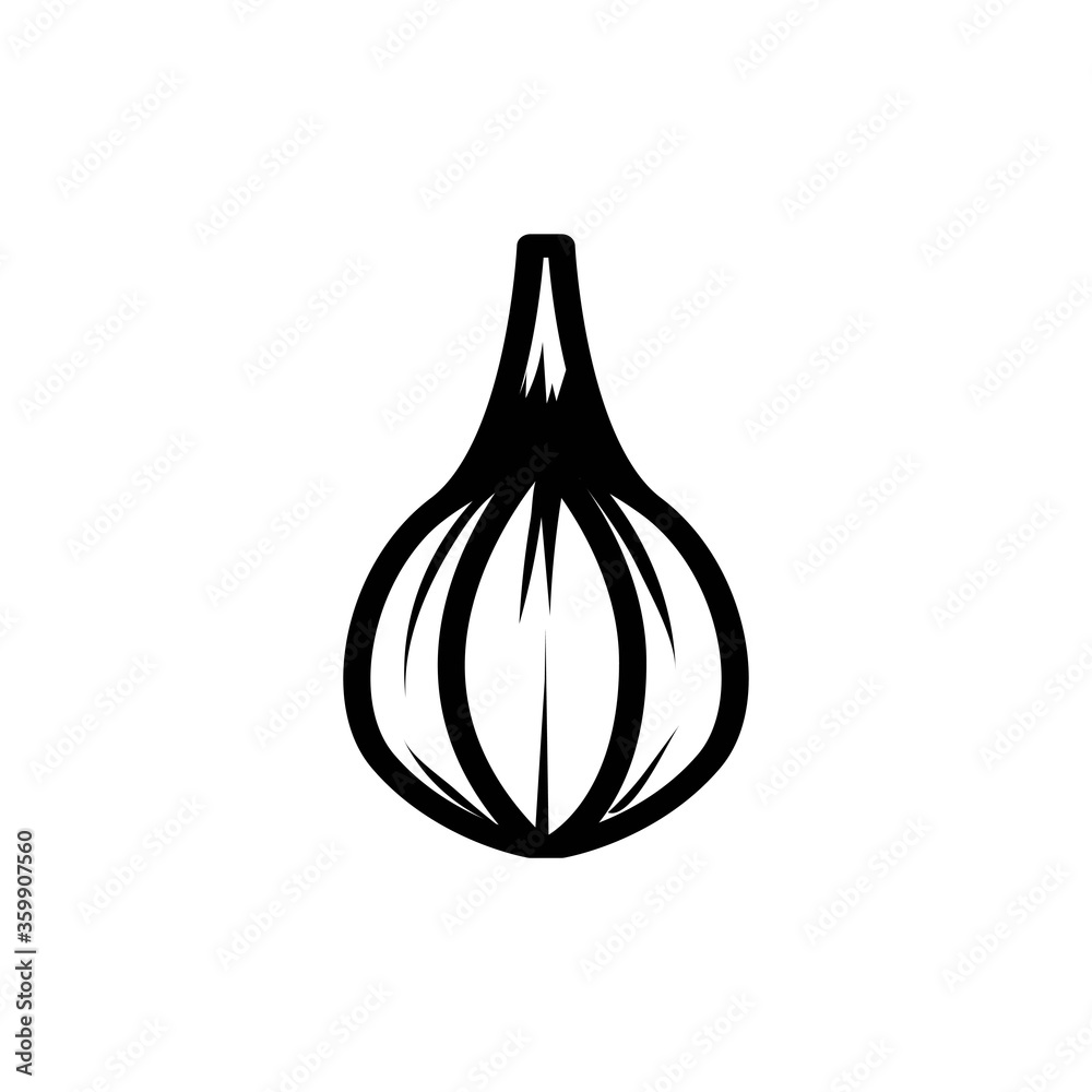 onion vector design template illustration
