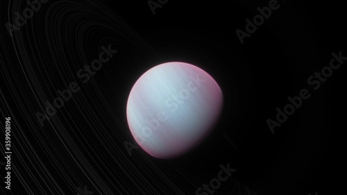 Cosmic landscape  beautiful science fiction wallpaper with endless deep space. 3D render
