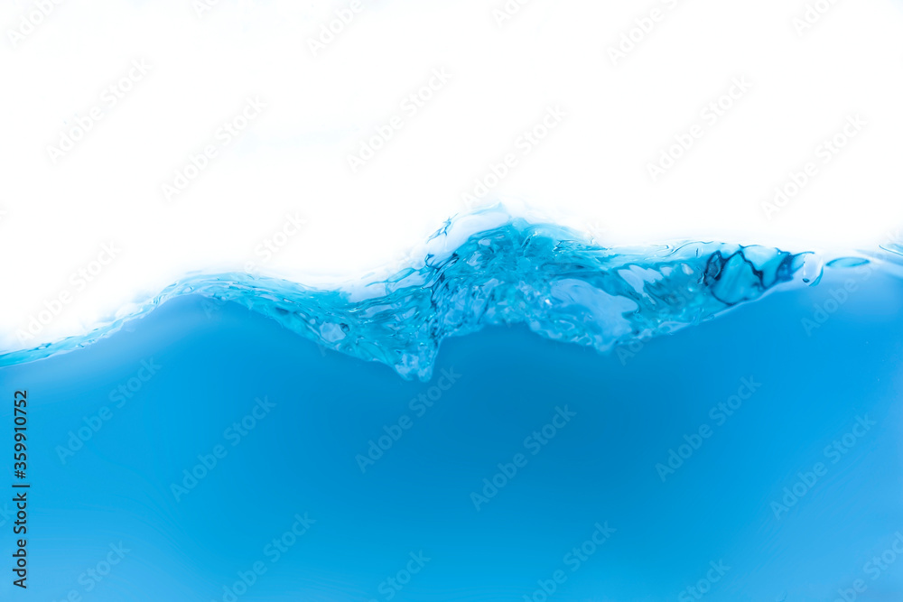 Water droplets moving in waves Water droplets moving in waves