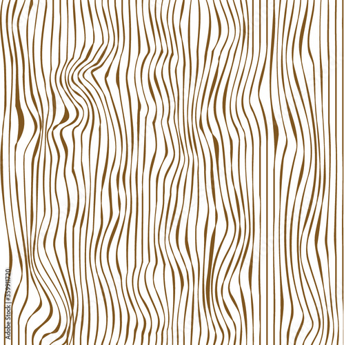 Seamless wooden pattern. Wood grain texture. Dense lines. Vector illustration