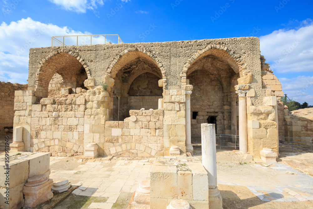 Ancient crusader Church in Bet Guvrin