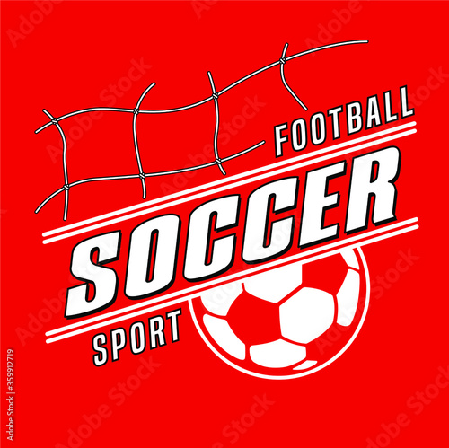 FUTBOL SOCCER BALON RED
