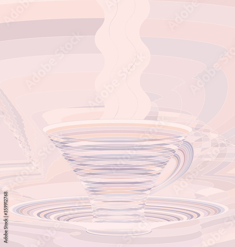 pink colored background image abstract cup of coffee
