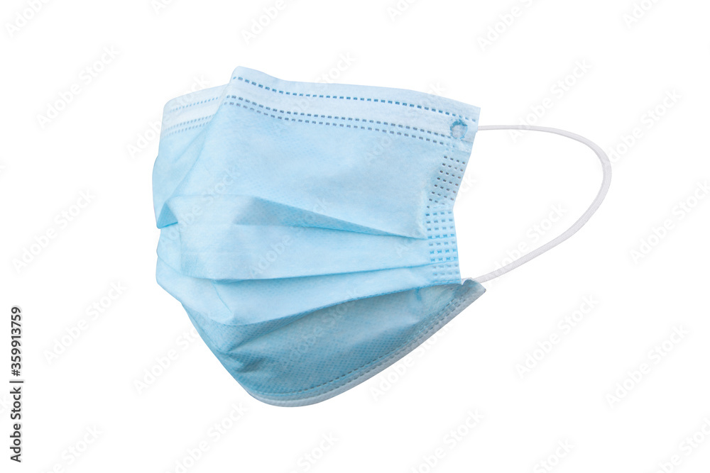 Medical mask or Hygienic mask isolated on white background with clipping path. Medical mask or Hygienic mask isolated on white background with clipping path.