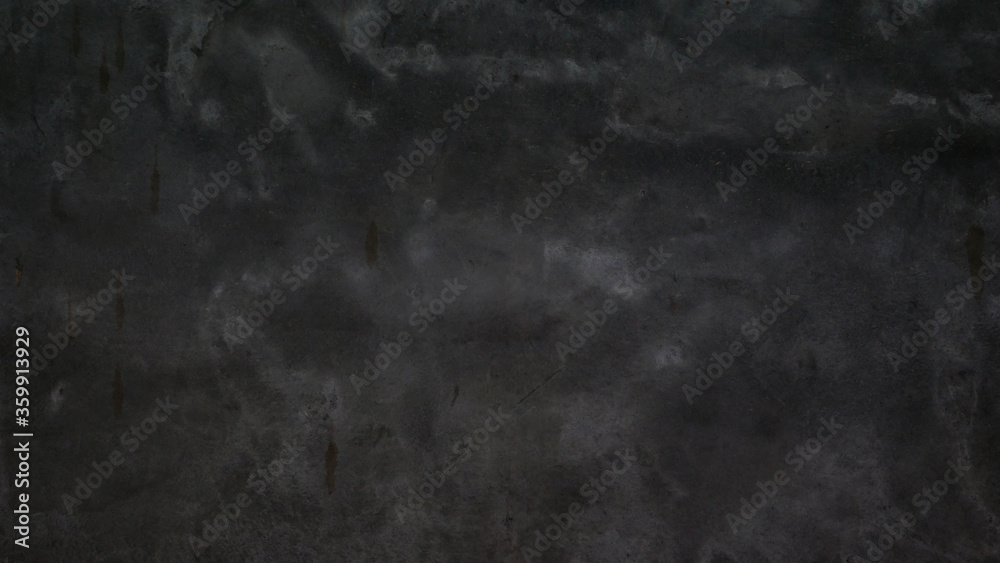 Fototapeta premium black cement wall for background, abstract concrete texture