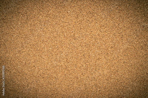 Empty bulletin cork board brown as background texture material. business copy space concept.
