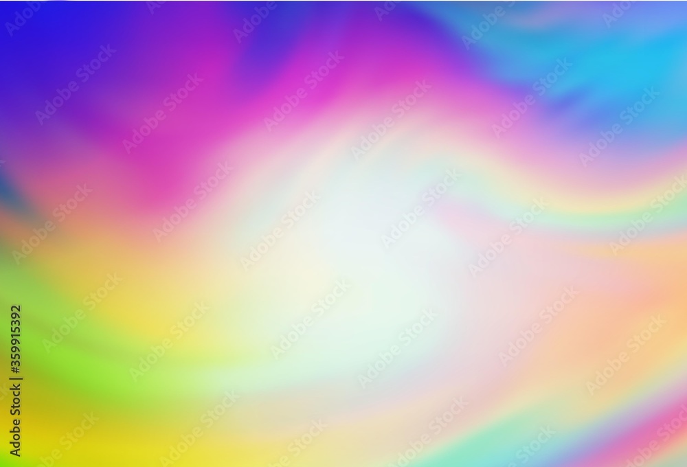 Light Multicolor vector abstract bright pattern. Abstract colorful illustration with gradient. Blurred design for your web site.