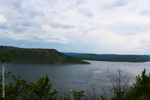 lake and clouds