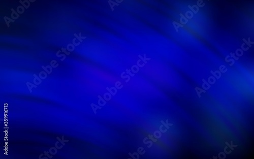 Dark BLUE vector backdrop with wry lines. Shining colorful illustration in simple style. A completely new design for your business.