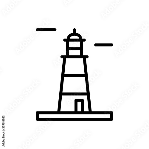 Argentine  lighthouse icon. Simple line  outline vector elements of pharos icons for ui and ux  website or mobile application