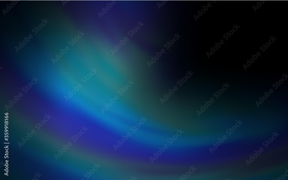 Fototapeta premium Dark BLUE vector abstract blurred background. Creative illustration in halftone style with gradient. Smart design for your work.