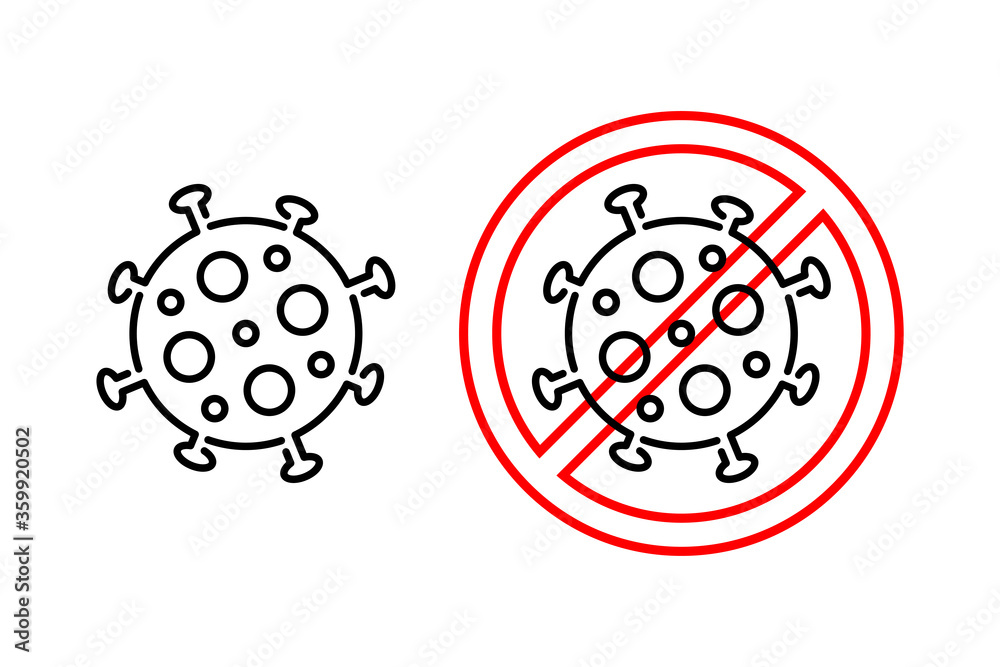 Corona virus, covid-19, 2019-nCoV sign icon design vector illustration Corona virus, covid-19, 2019-nCoV sign icon design vector illustration