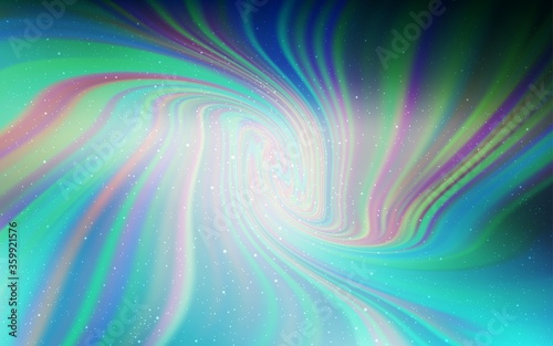 Light BLUE vector texture with milky way stars. Blurred decorative design in simple style with galaxy stars. Pattern for astronomy websites.