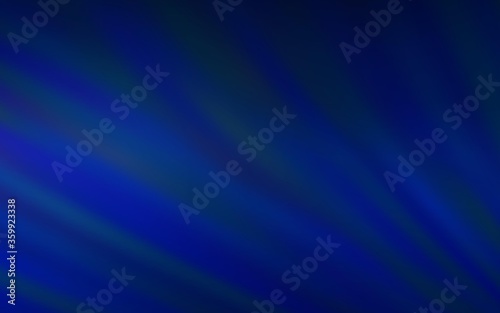 Dark BLUE vector background with straight lines. Shining colored illustration with sharp stripes. Pattern for ads, posters, banners.