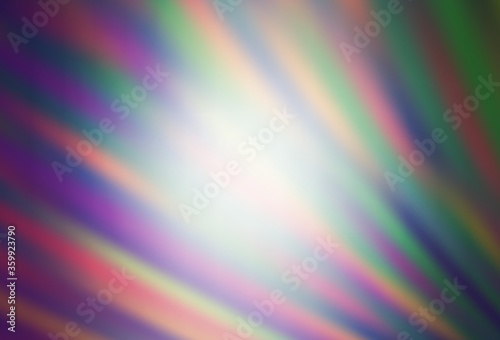 Light Pink, Green vector background with stright stripes. Glitter abstract illustration with colorful sticks. Best design for your ad, poster, banner.