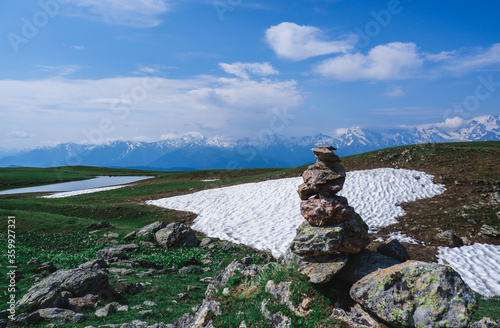 Canvas Print Balancing stones