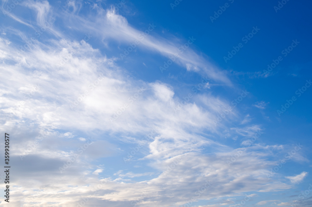 Fototapeta premium Blue Sky and White Clouds