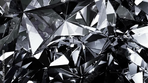 4K Realistic diamond close up texture, Background of jewelry gemstone.