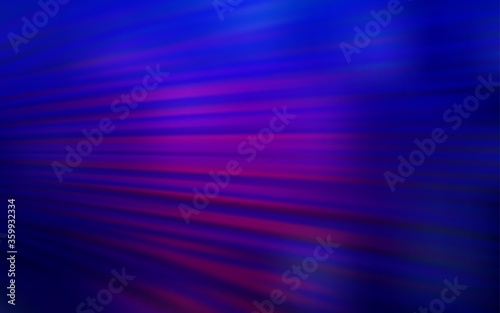 Dark Purple, Pink vector texture with colored lines. Lines on blurred abstract background with gradient. Pattern for ad, booklets, leaflets.