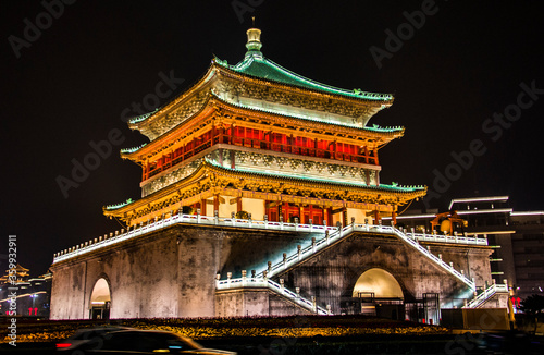 Xian Bell Tower in China
