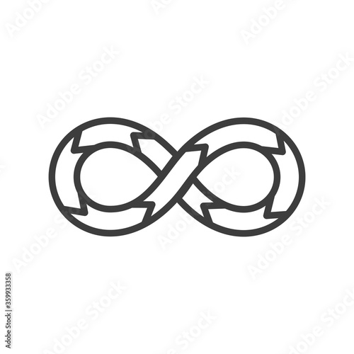 Development Operations and Life Cycle - DevOps Icon