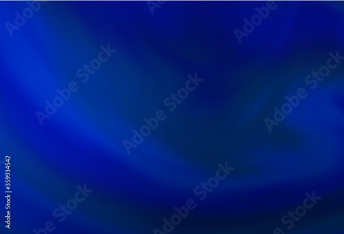 Dark BLUE vector blurred bright pattern. A completely new colored illustration in blur style. Elegant background for a brand book.