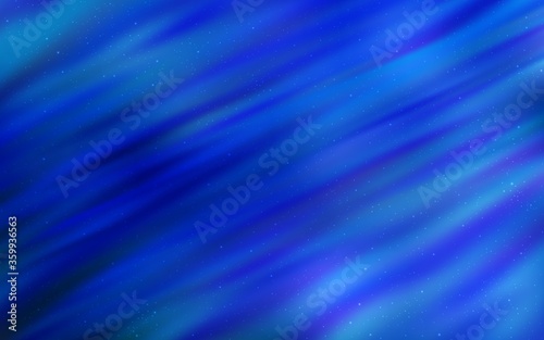 Light BLUE vector texture with milky way stars. Blurred decorative design in simple style with galaxy stars. Pattern for futuristic ad, booklets.