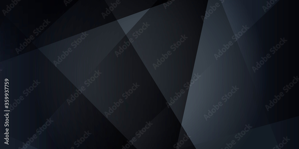 Dark black triangle abstract polygonal presentation background. Vector illustration design for presentation, banner, cover, web, flyer, card, poster, wallpaper, texture, slide, magazine, and ppt Dark black triangle abstract polygonal presentation background. Vector illustration design for presentation, banner, cover, web, flyer, card, poster, wallpaper, texture, slide, magazine, and ppt