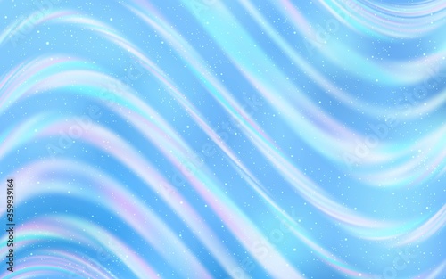 Light BLUE vector texture with milky way stars. Shining illustration with sky stars on abstract template. Pattern for astrology websites.