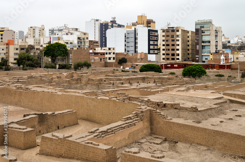 Ancient ruins in Lima  Peru