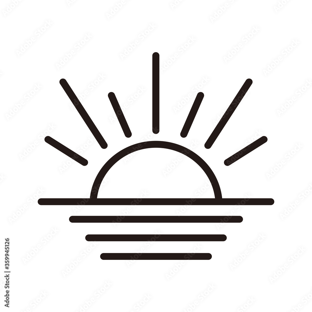 sun icon vector illustration symbol sun icon vector illustration symbol