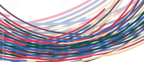 Аbstract moving colorful lines vector backgrounds for cover, placard, poster, banner or flyer