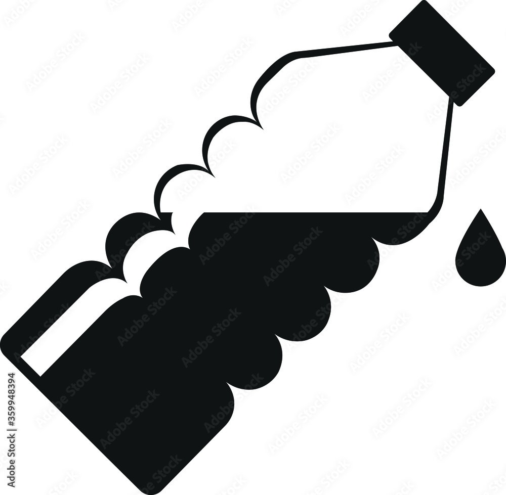 Water bottle icon vector illustration Water bottle icon vector illustration