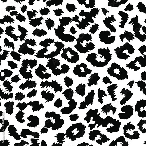 pattern design of leopard animal print vector