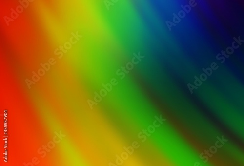 Dark Multicolor vector template with repeated sticks. Shining colored illustration with sharp stripes. Pattern for ad, booklets, leaflets.