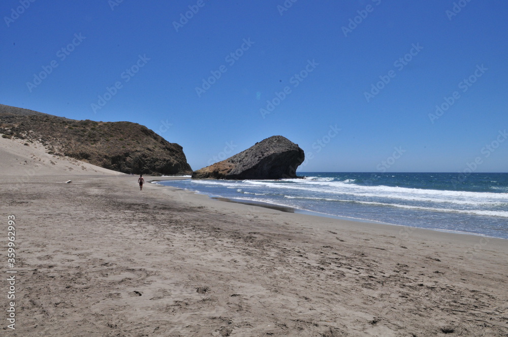 Playa de Monsul, Cabo de Gata, Almeria, Andalusia